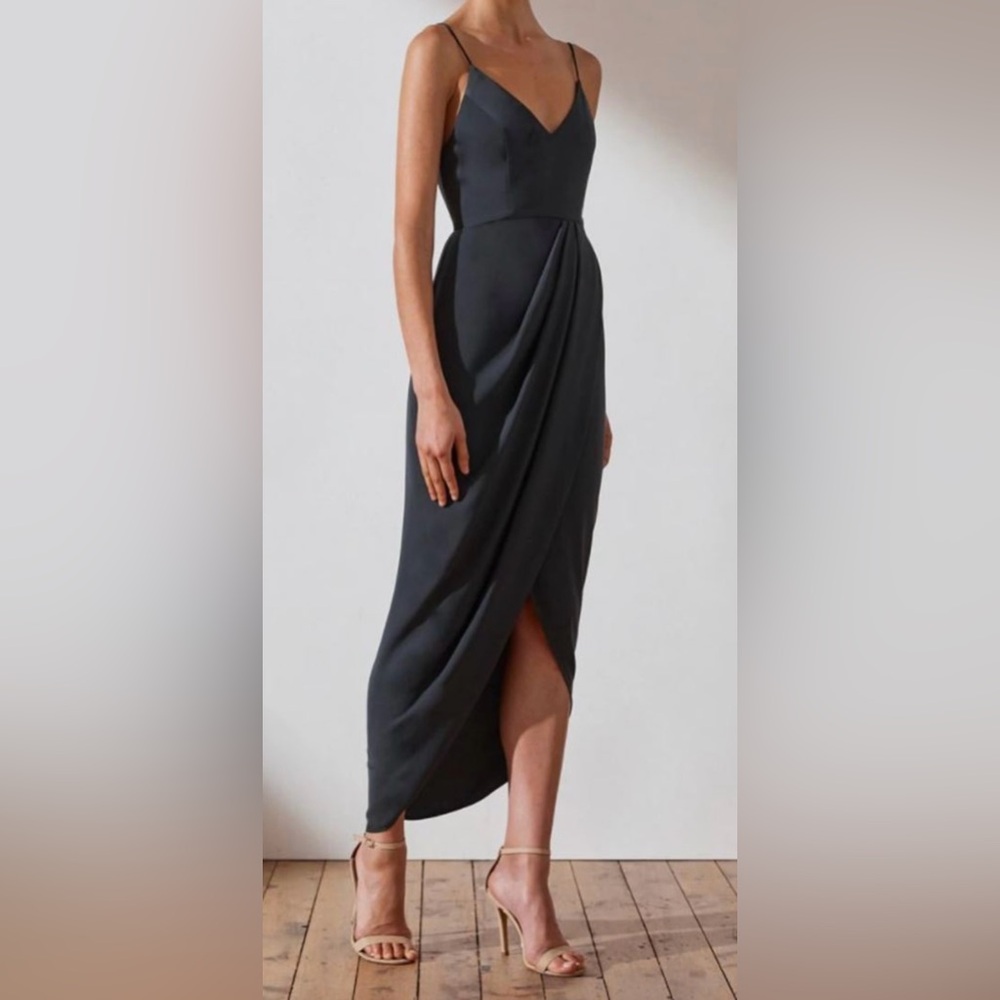 Shona Joy - Core Cocktail Dress Navy Size 4